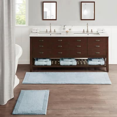 Cotton Tufted 3000 GSM Reversible Bath Rug