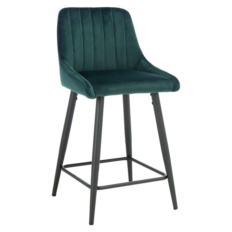 SAFAVIEH Gusta 24-inch Counter Stool - 24" x 18.5" x 36" - 24Wx19Dx26H