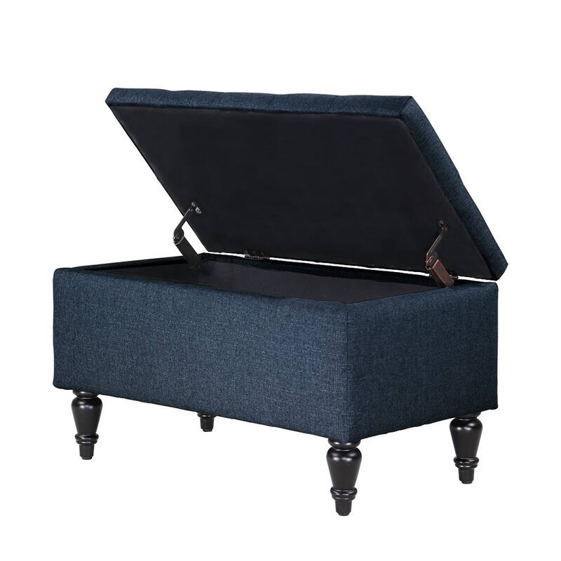 Maypex 29" Fabric Upholstered Tufted Storage Bench