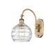 Option Brushed Brass / Clear Deco Swirl
