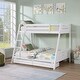 preview thumbnail 2 of 7, White Twin over Twin/ Full Bunk Bed with Underbed Drawers