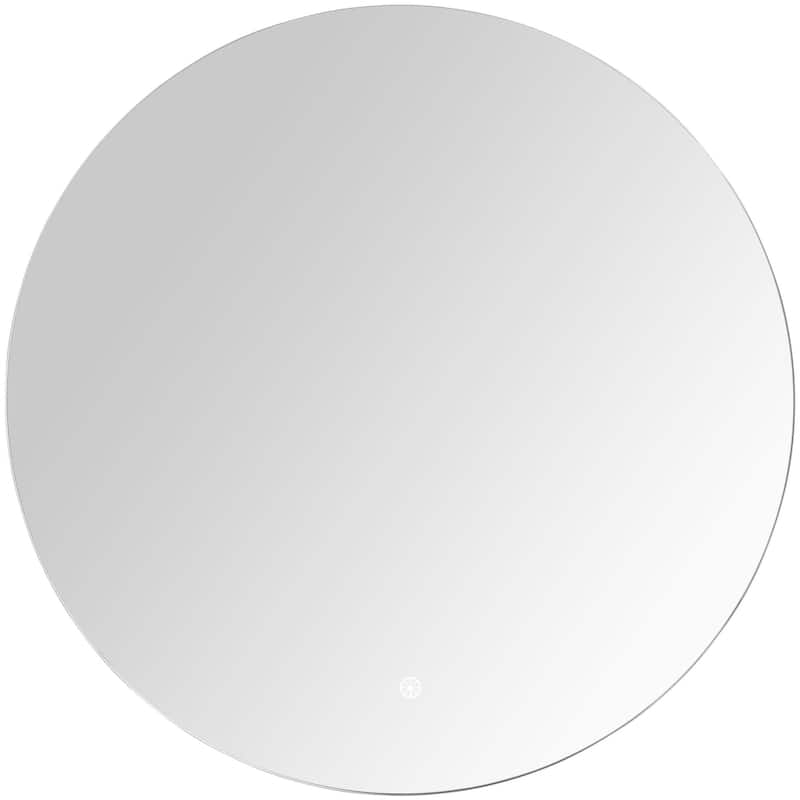 Avanity LUANA-M24 Luana 24" Diameter Modern Circular Frameless - Natural