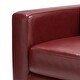 preview thumbnail 21 of 53, Ernando 83.46" Wide Genuine Leather Sofa with Squared Arms and Pillows