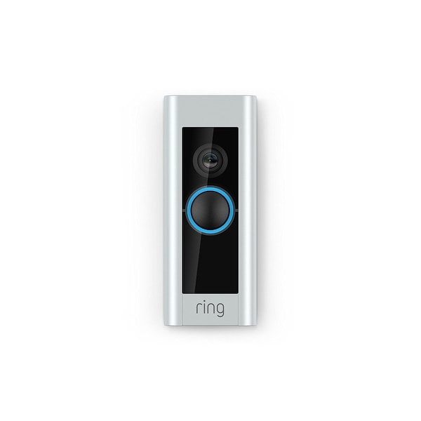 Ring Video Doorbell Pro Satin Nickel Venetian Satin Black