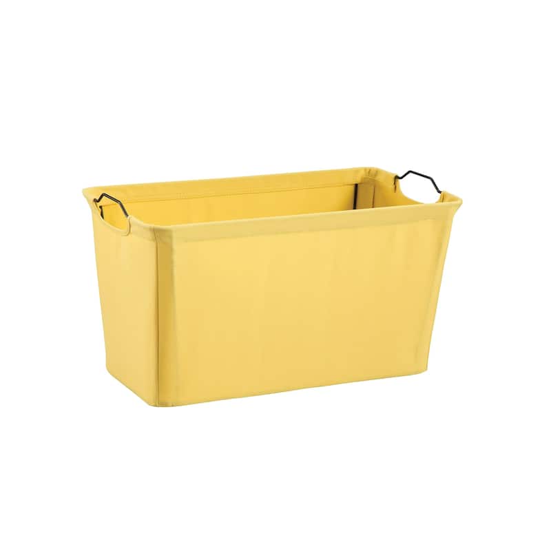 ClosetMaid Wire Frame Wide Fabric Bin - Yellow