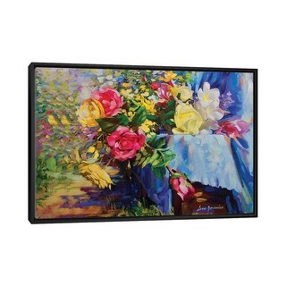 iCanvas "Flowers Of Grace" by Leon Devenice Framed - Bed Bath & Beyond ...