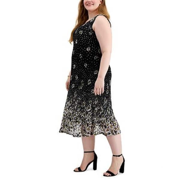 black embroidered dress midi Rails | Fawn Dress - Black Tan Embroidery | Premium Cotton | Size S main image 0