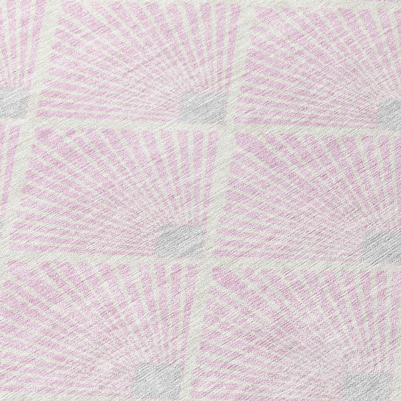Machine Washable Indoor/ Outdoor Chantille Modern Shells Rug