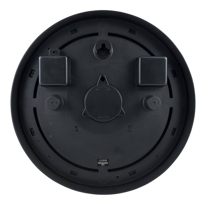 La Crosse Clock 18 In. Outdoor Bronze Lighted Dial Wall Clock