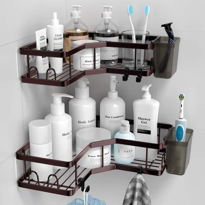 Corner Shower Caddy - bronze