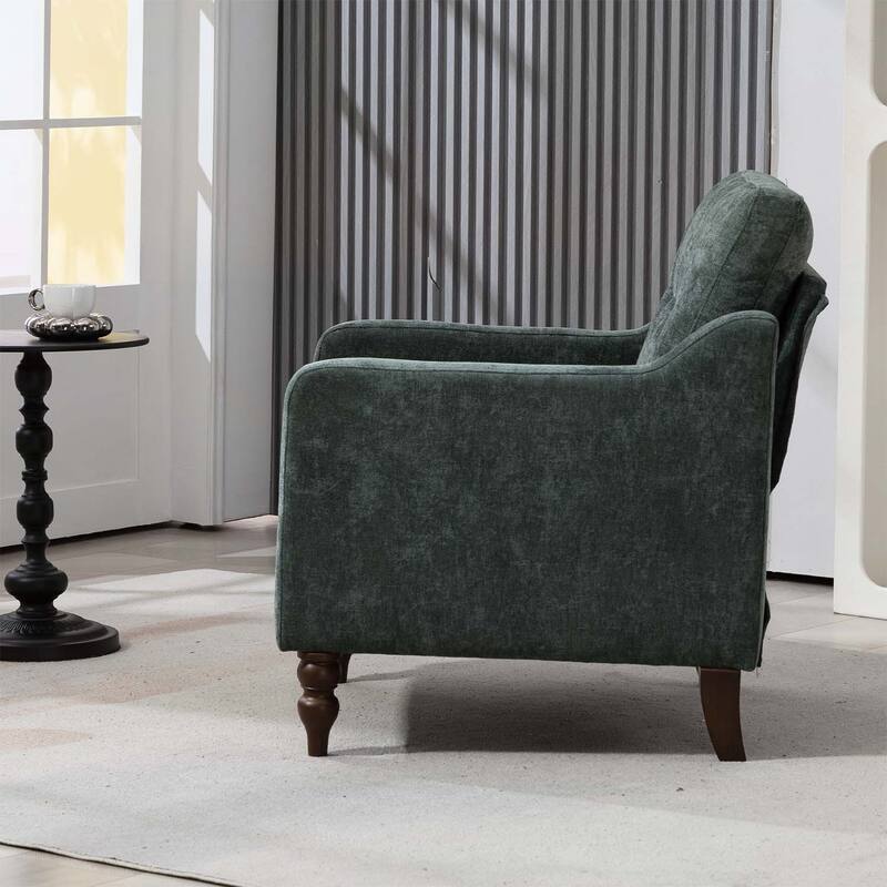 Mid-century Design Accent Chair with USB Charging,for Living Room and Bedroom