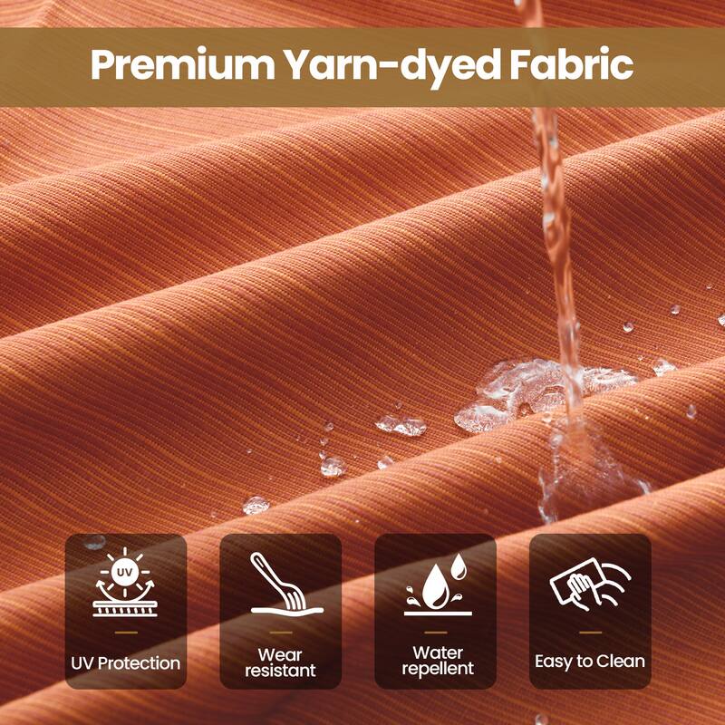 XIZZI Outdoor Wicker Patio Furniture Conversation Set