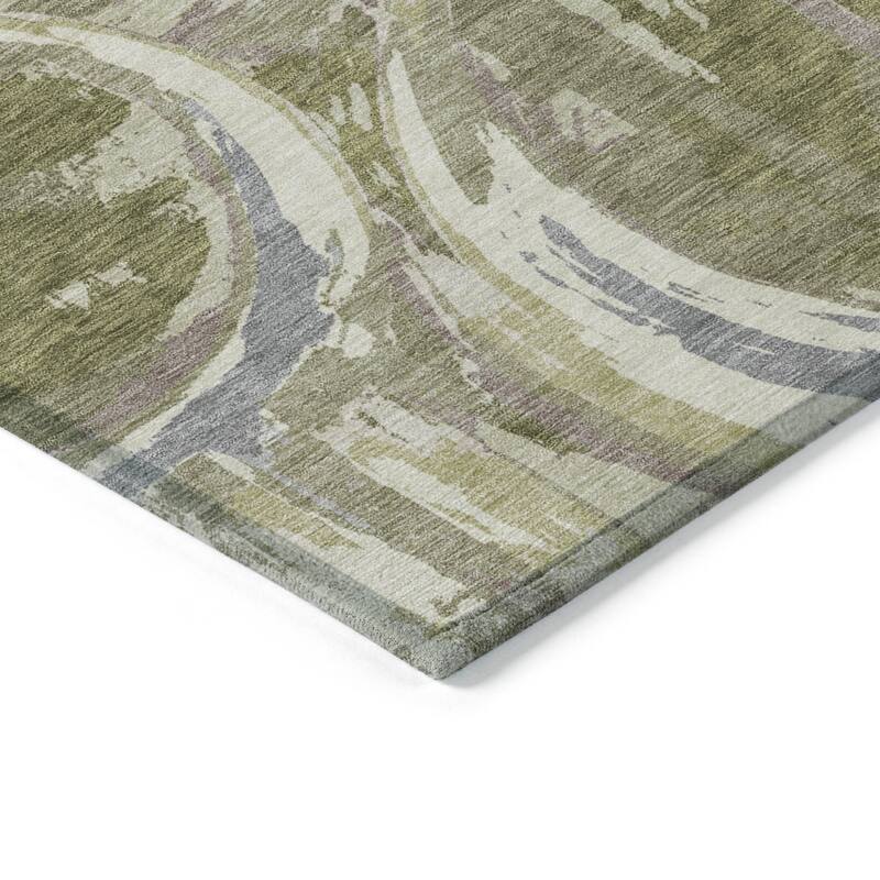 HomeRoots Geometric Transitional Rectangle Outdoor Rug