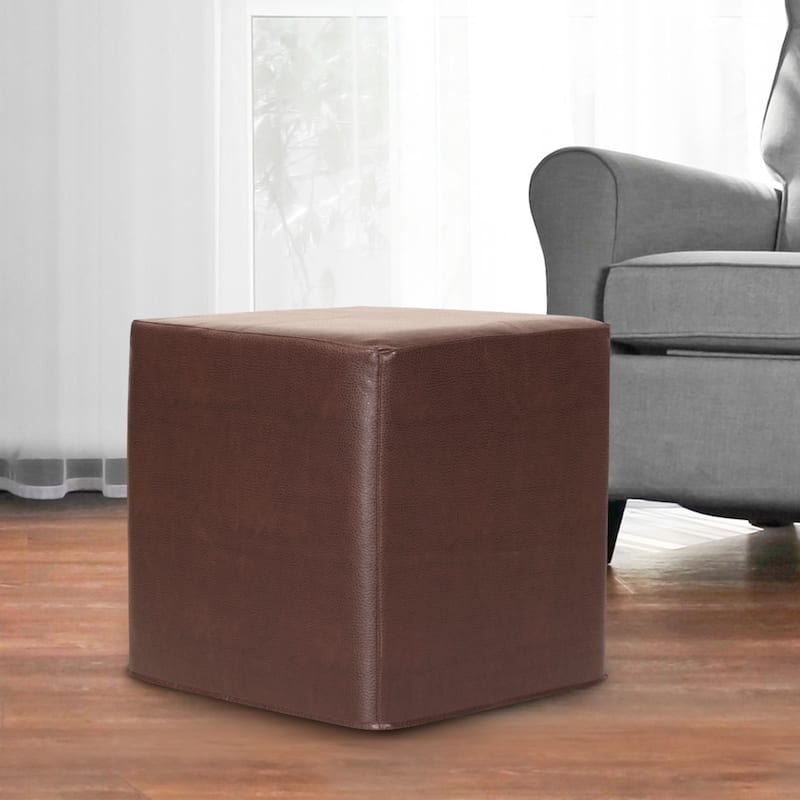 Allan Andrews No Tip Block Ottoman With Cover, Avanti Collection