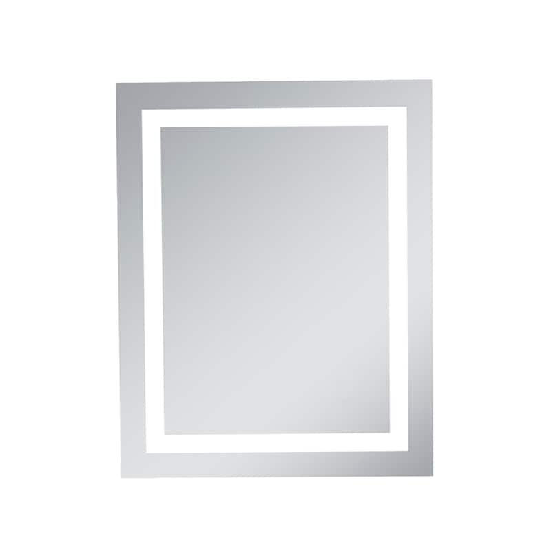 LED Hardwired Mirror Rectangle W24"H30" Dimmable 5000K - Rectangle LED Electric Mirror (24x30)