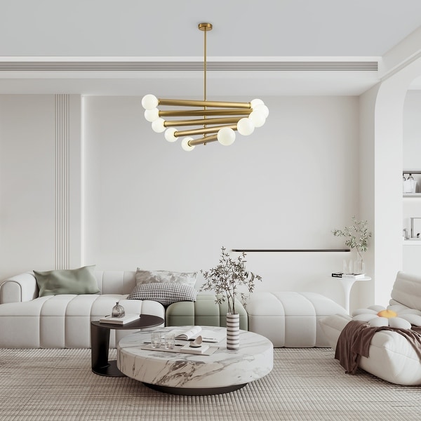 Brass tube chandelier new arrivals