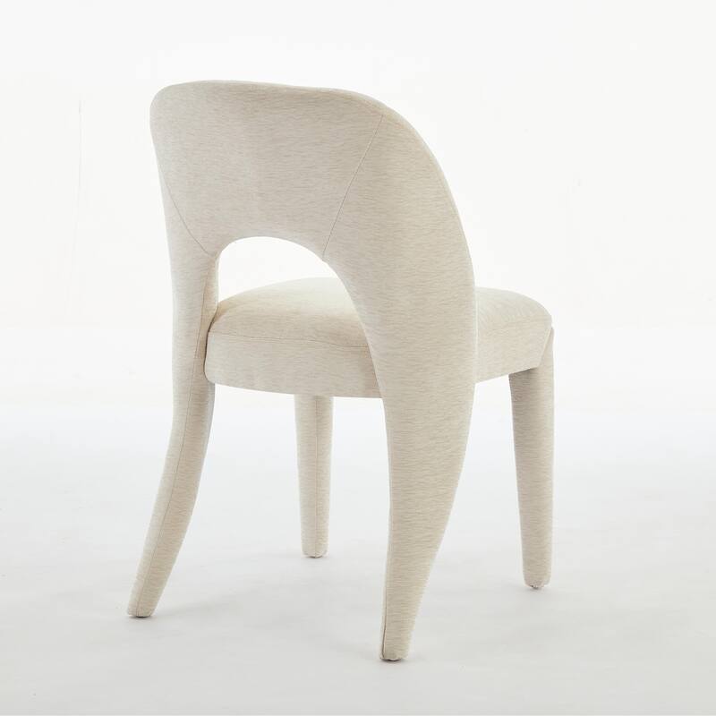 Metal Legs Dining Chair,Cushion Is Comfortable,Design Is Simple