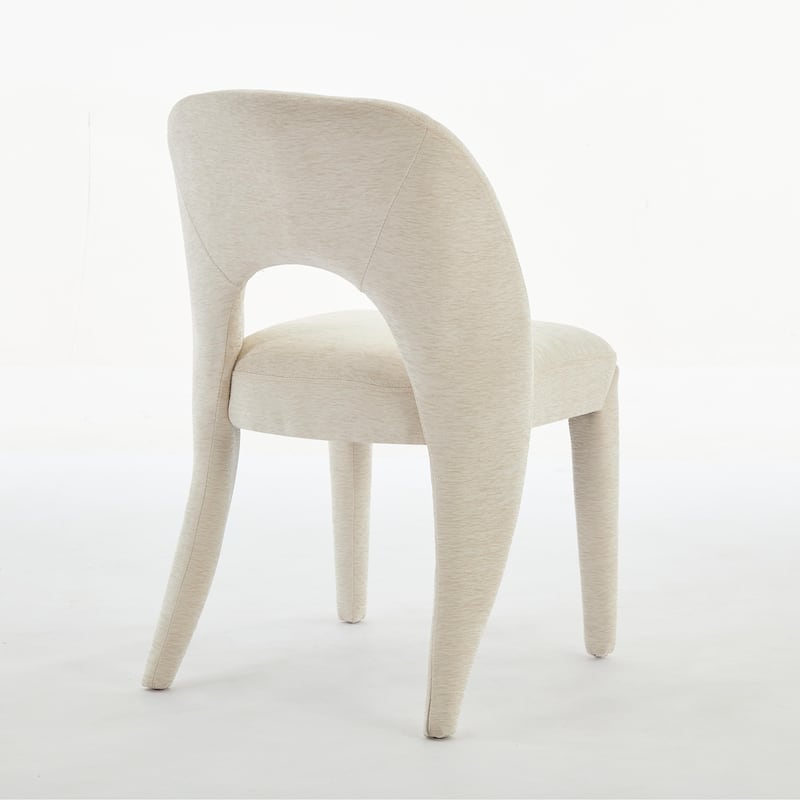 Upholstery Dining Chairs Set of 2 - Cream