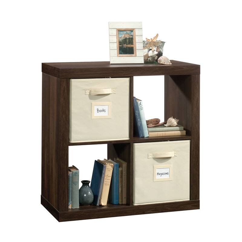 Wood 4-Cube Organizer, Brown