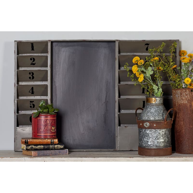 Industrial 24 x 36 Inch 12-pocket Metal Message Board by Studio 350
