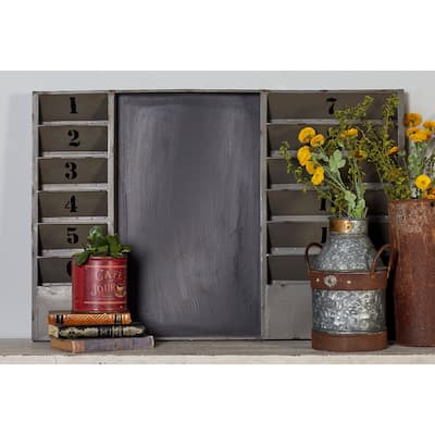 Industrial 24 x 36 Inch 12-pocket Metal Message Board by Studio 350