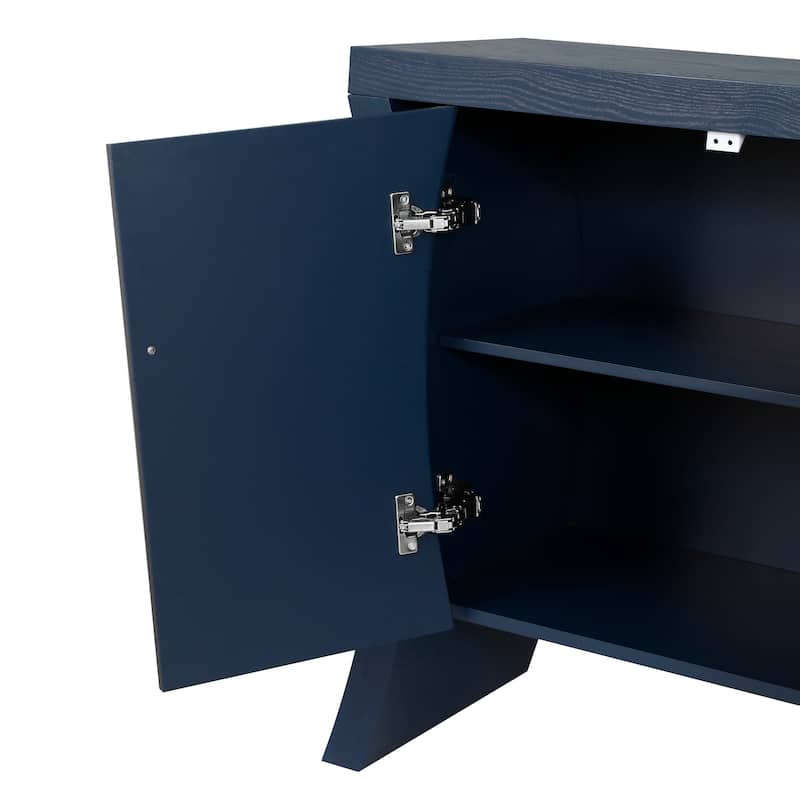 4-door Sideboard with sturdy wooden legs
