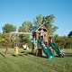 preview thumbnail 2 of 14, Swing-N-Slide Willows Peak Deluxe Wood Outdoor Swing Set