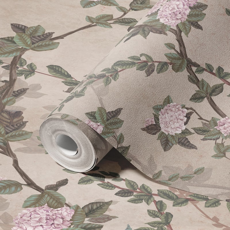 Midnight Rose Garden Vintage Charm Wallpaper Mural