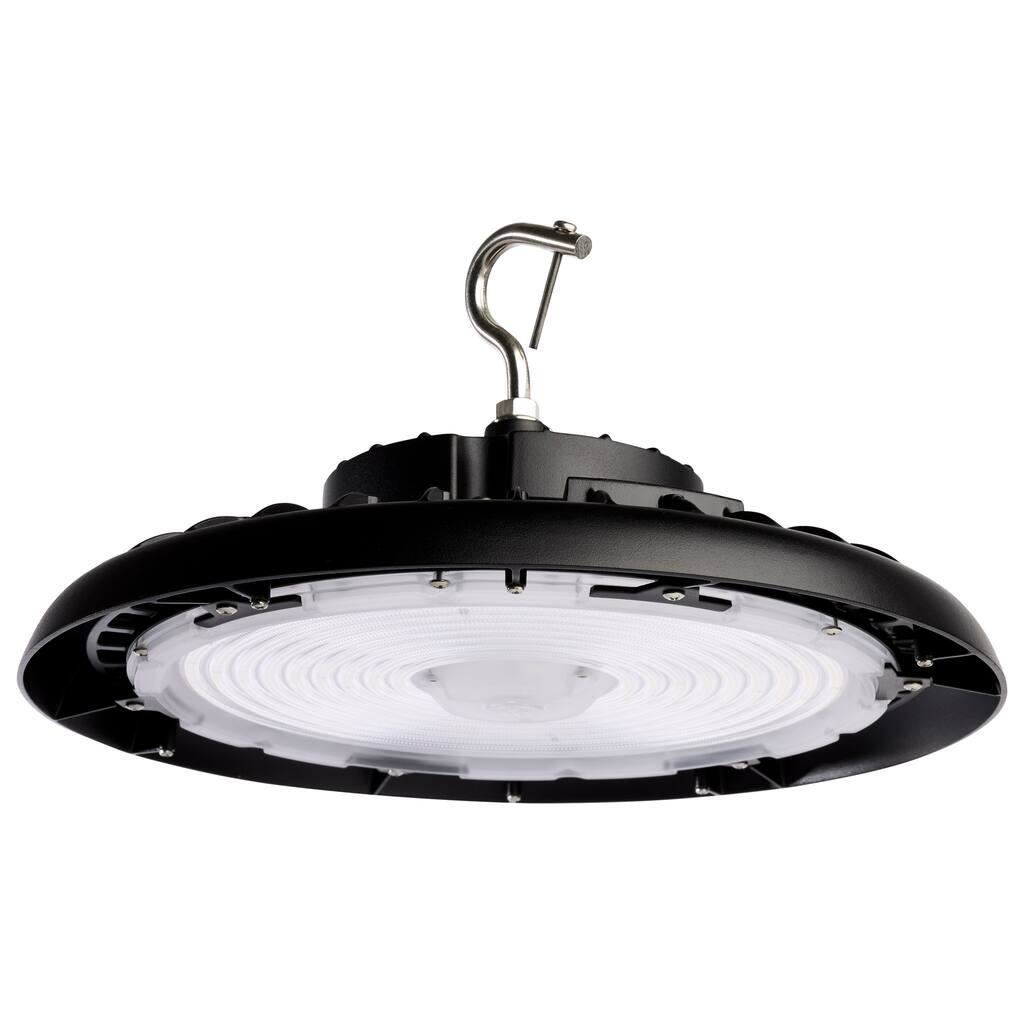 200 Watt UFO LED High Bay 5000K 29000 Lumens 277-480 Volt Black Finish