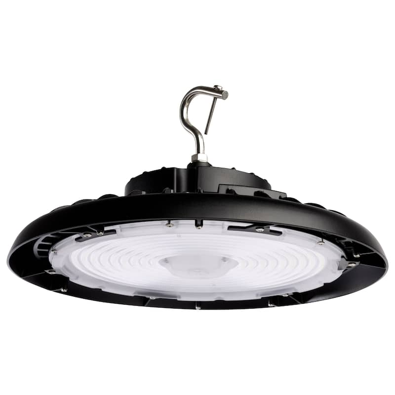 240 Watt UFO LED High Bay 4000K 33360 Lumens 120-277 Volt Black Finish - Black