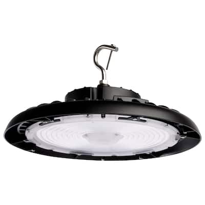 240 Watt UFO LED High Bay 5000K 34800 Lumens 277-480 Volt Black Finish