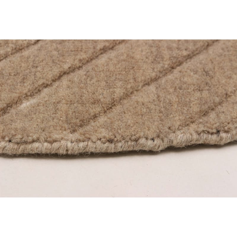 Kashkuli Gabbeh Tan Rug 3'11" x 3'11" - 3'11 x 3'11