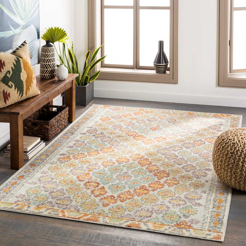 Artistic Weavers Norrie Indoor/ Outdoor Tribal Diamond Area Rug