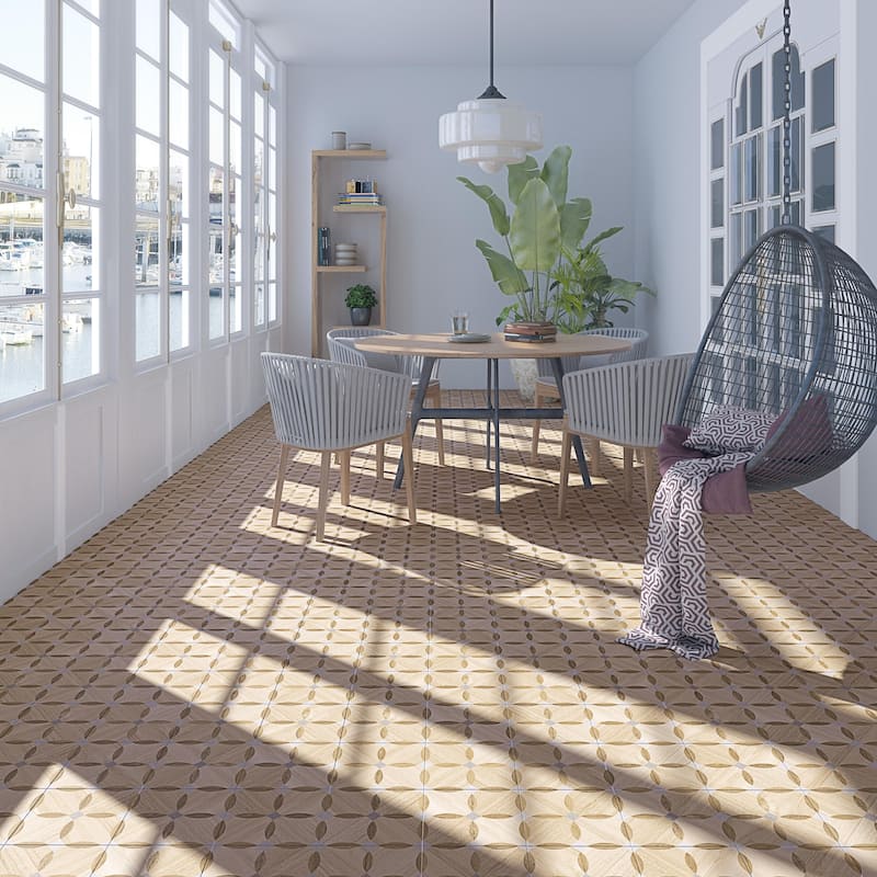 Merola Tile Komi Mossy 7-7/8" x 7-7/8" Porcelain Floor and Wall Tile
