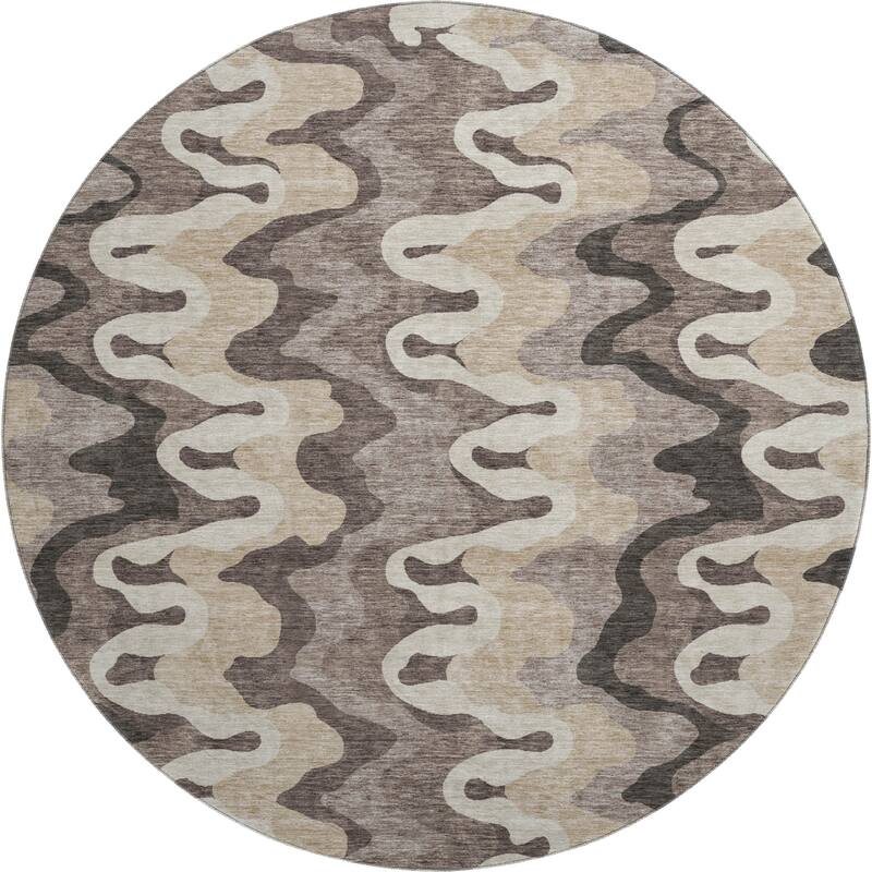 Premium Washable Super Soft Abstract Stripes Mayfield Rug