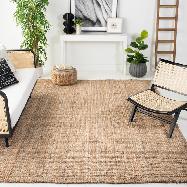 SAFAVIEH Handmade Natural Fiber Beacon Jute Rug - 9' x 12' - Natural