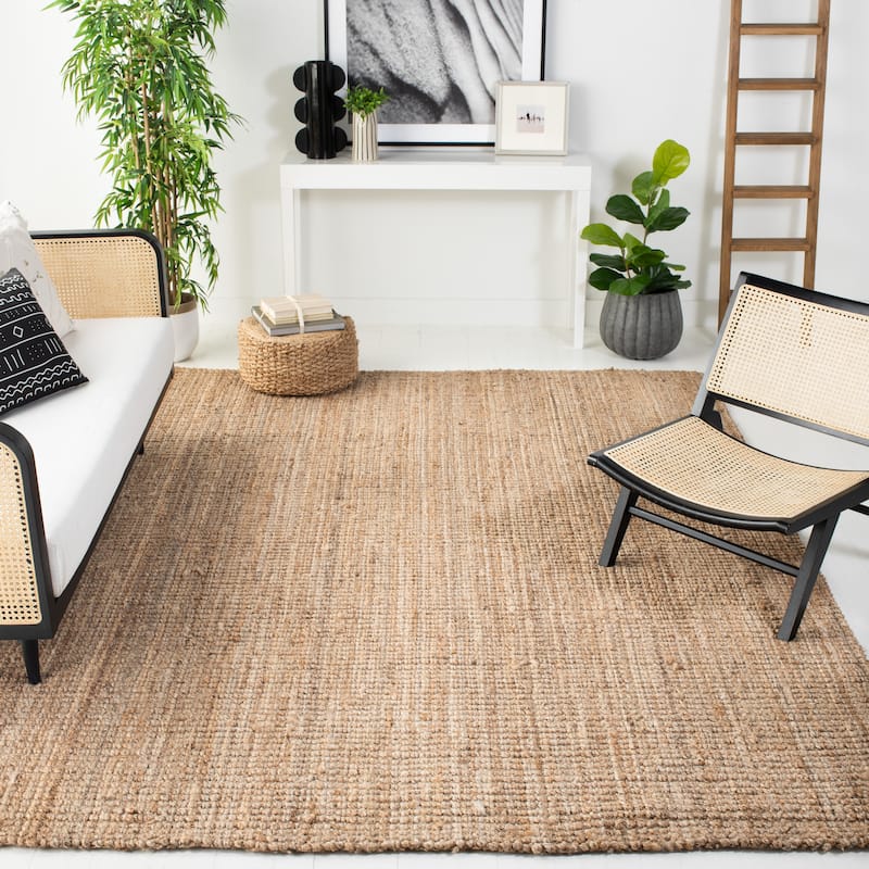 SAFAVIEH Handmade Natural Fiber Beacon Jute Rug - 9' x 12' - Natural