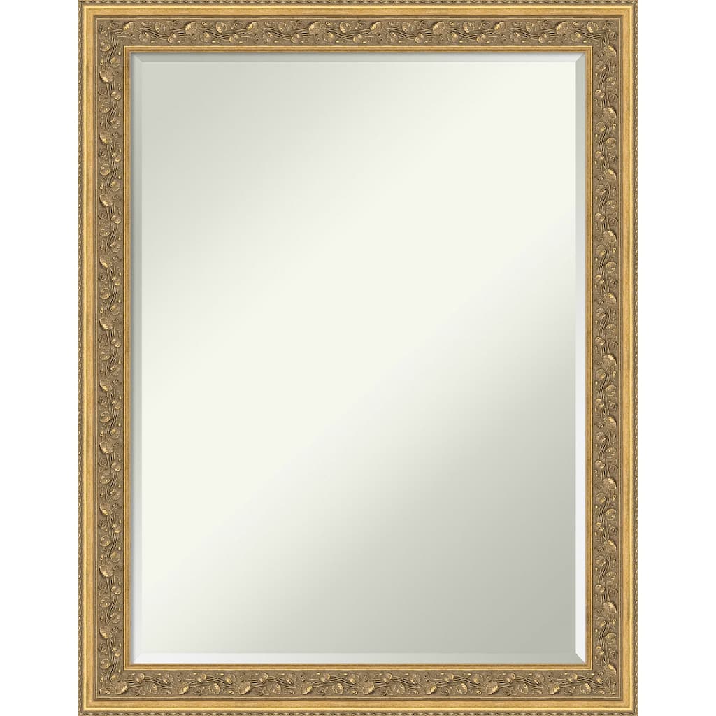 Carter Half-Inch-Bevel Framed Wall Mirror - Carter Dark Gold - 22 x 28 in