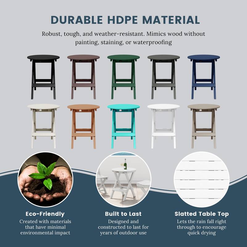 Laguna Patio Round Folding Dining Table