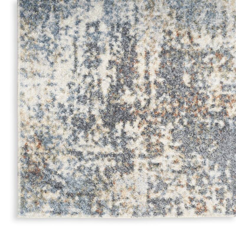 HomeRoots Abstract Modern Rectangle Area Rug