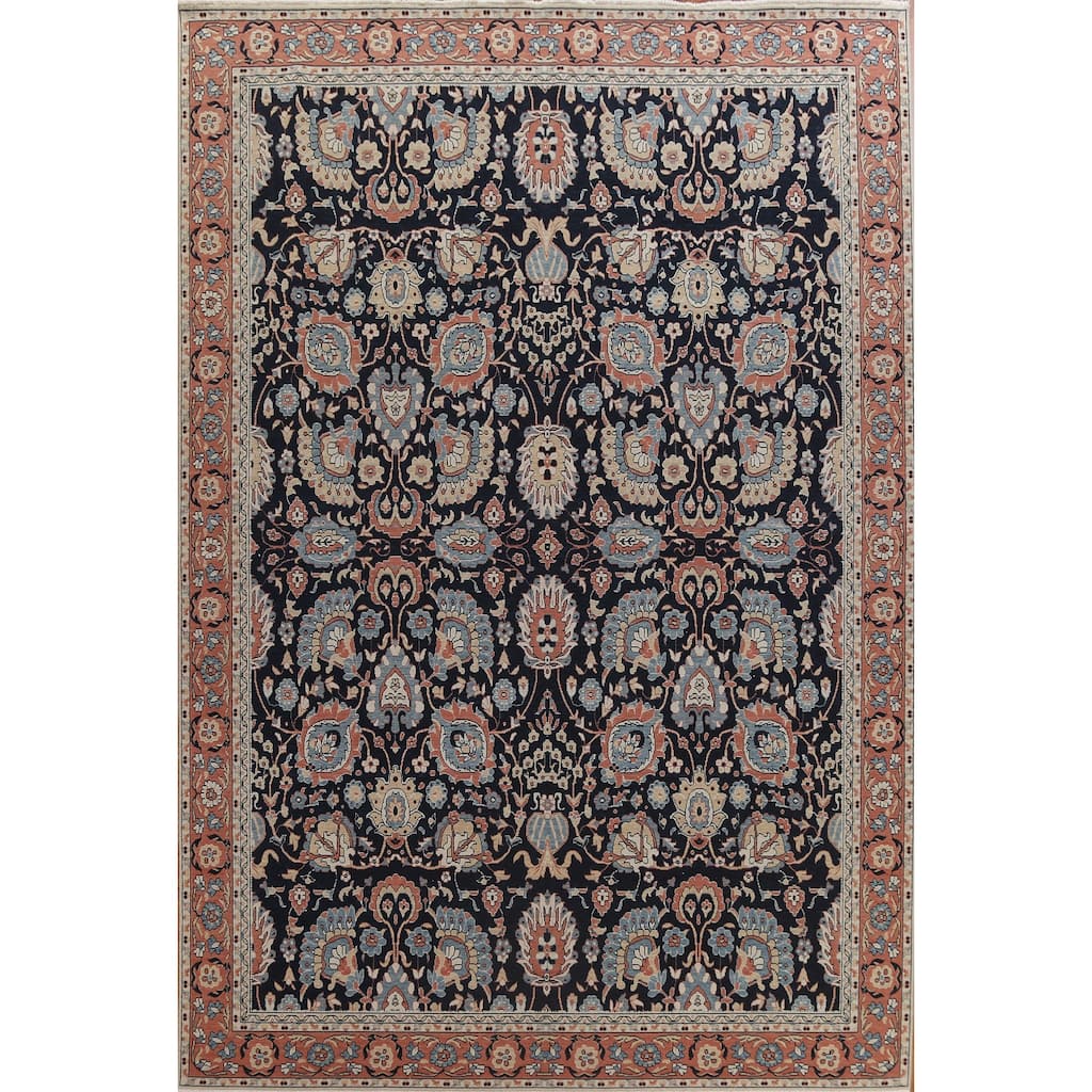Floral Wool Sultanabad Ziegler Turkish Oriental Area Rug Hand-knotted - 9'9" x 13'0"