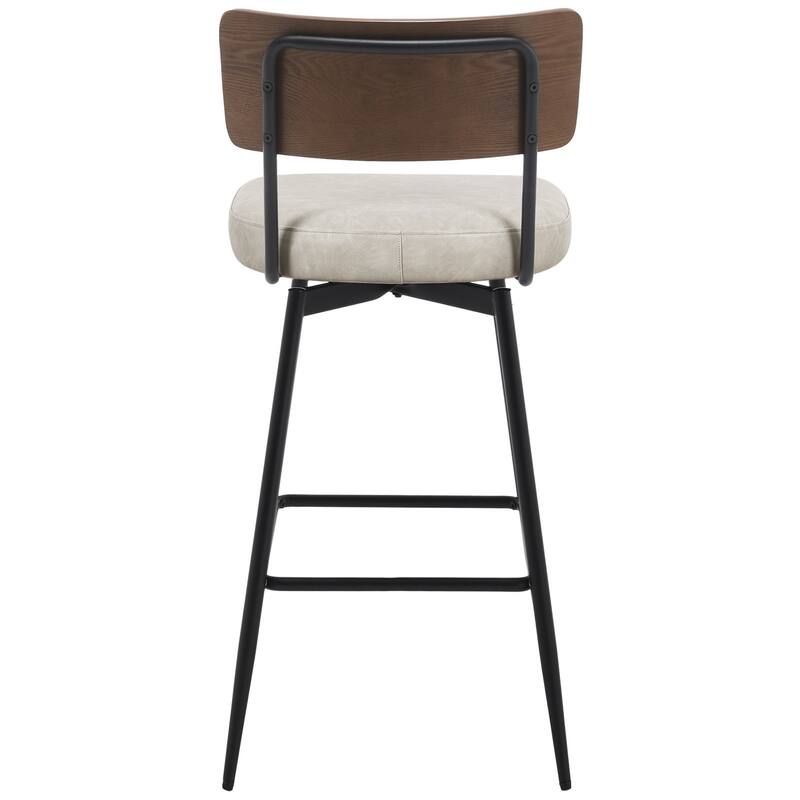 26"/ 29" Faux Leather Swivel Counter/ Bar Stools Set of 2/3