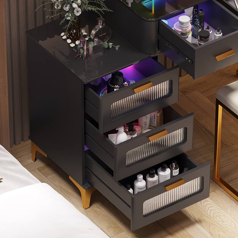 Makeup Vanity with LED Light