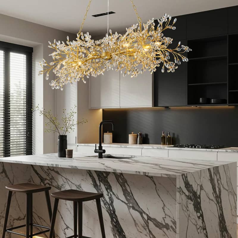 KAYLA D800/D1000/L1300 Tree Branch Chandelier Dining Pendant - Copper Color