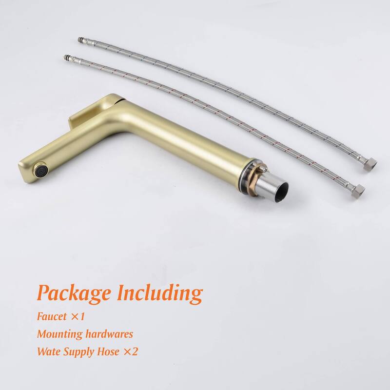 Single Handle Bathroom Vessel Sink Faucet One Hole Bathroom Vessel Faucets Modern Tall High Basin Vanity Mixer Taps With Valve