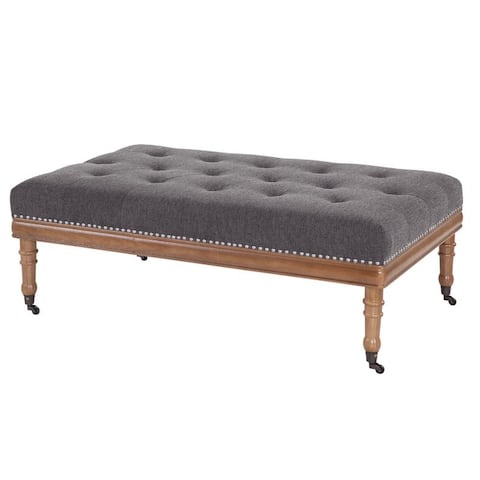 Grafton Home Upholstered Woodland Accent Bench