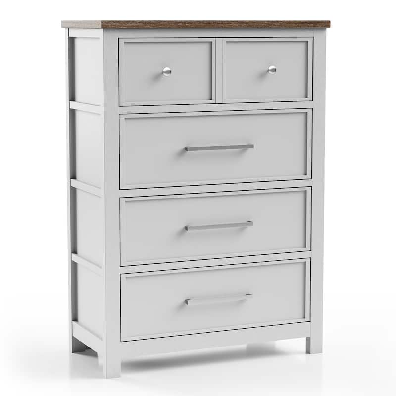 Furniture of America Althea Modern Farmhouse 3-Piece Wood Chest and 2 Nightstand Bedroom Set