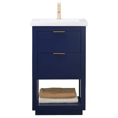 Klein 20" Single Sink Vanity in Blue