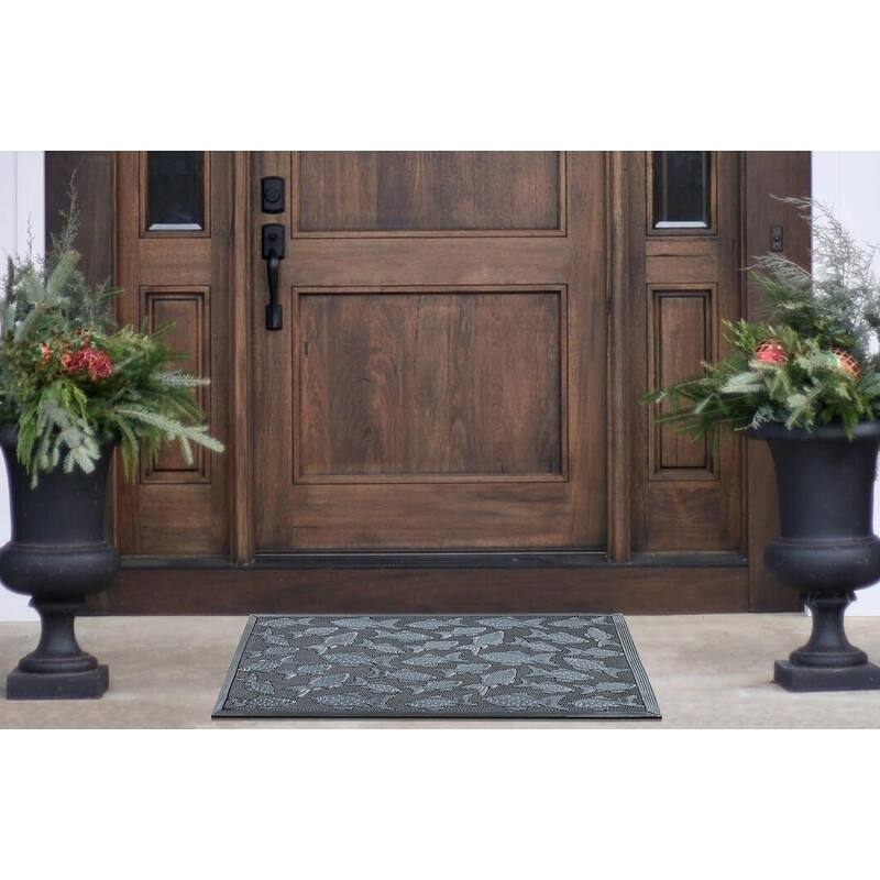 A1HC Rubber Pin Welcome Door Mats, Hand Finished, Non-Slip Backing Rubber, Heavy Duty Floormats
