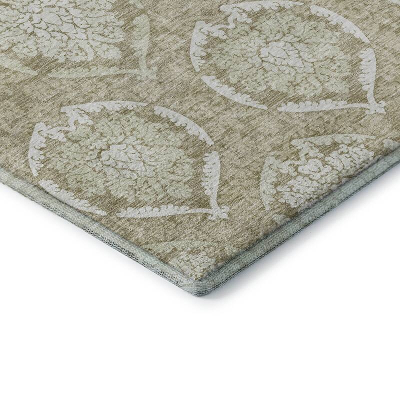 Premium Washable Super Soft Damask Imprints Mayfield Rug